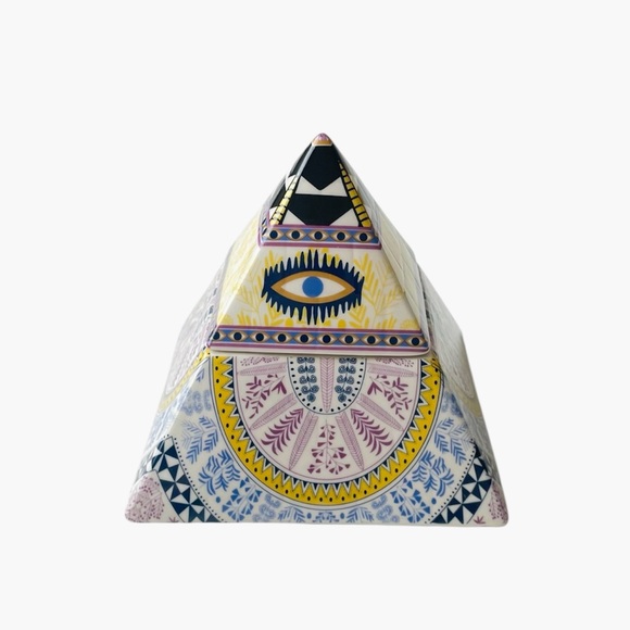 Anthropologie Other - Anthropologies Mara Hoffman Ceramic Candle Holder Eye-catching Home Decor